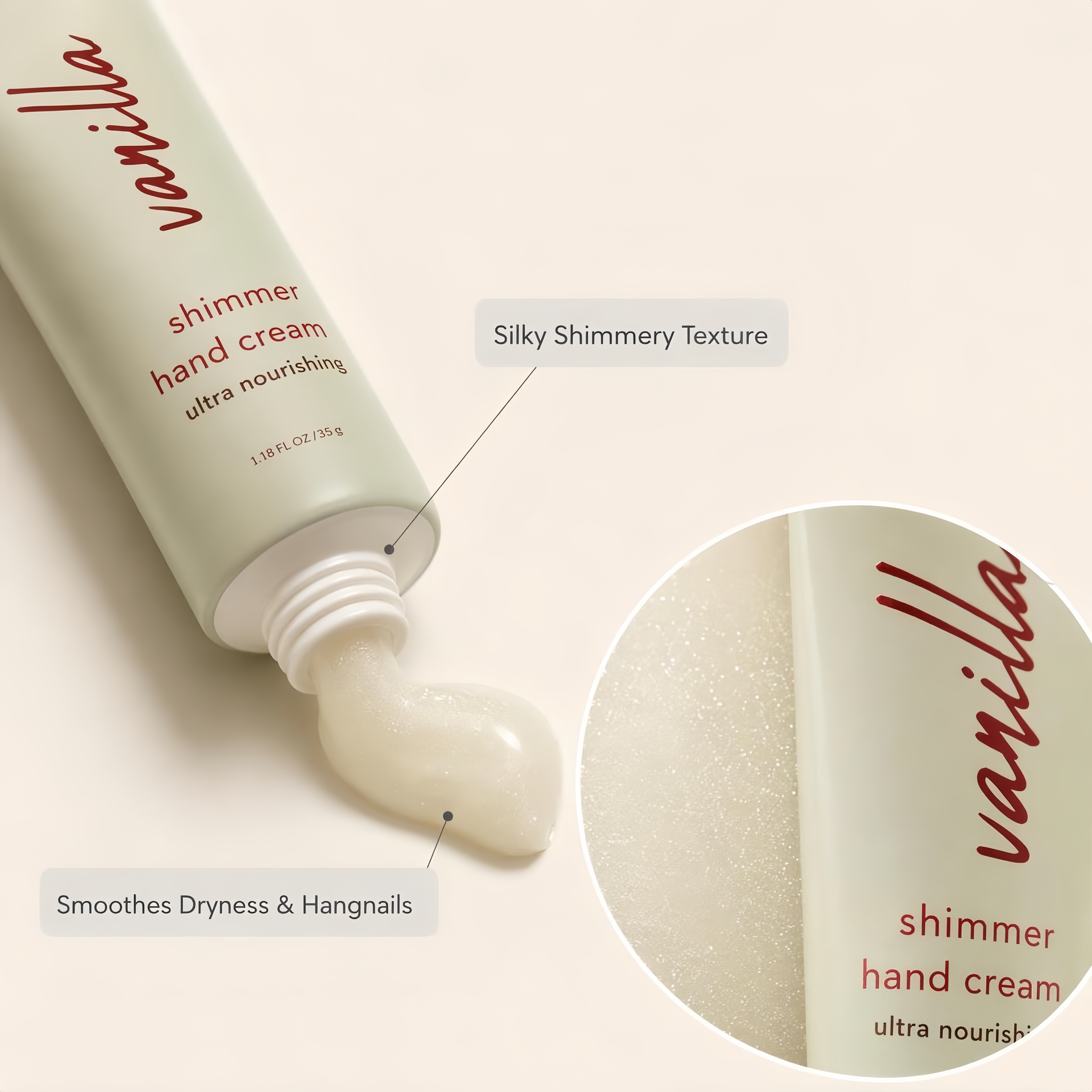 Shimmer Hand Cream Set Private Label 3 Pack Cherry Vanilla Strawberry Moisturizing Travel Size Gift Set For Women Custom Logo