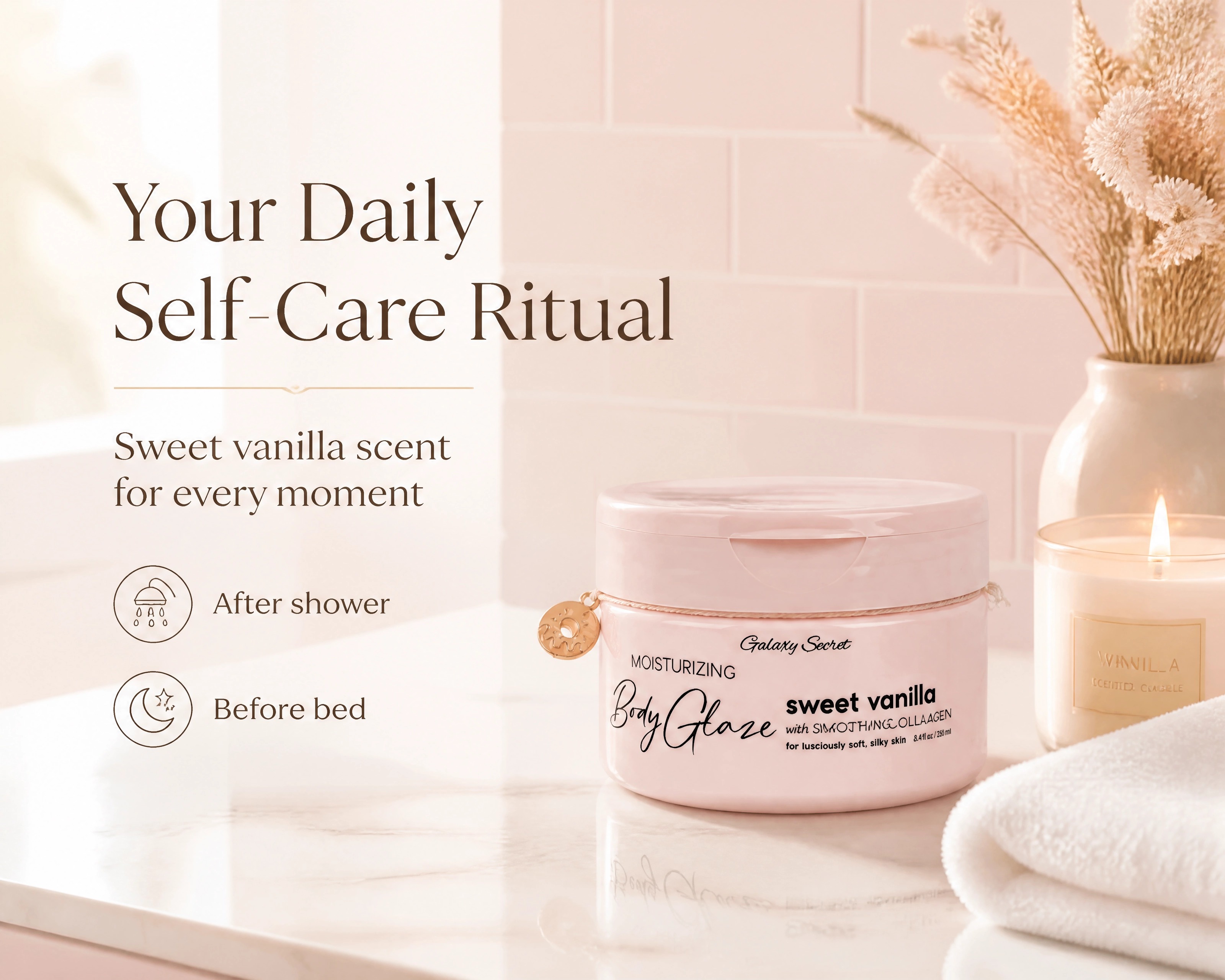 Hot Selling Body Moisturizer Cream With Collagen Shea Butter & Vanilla Deep Hydration For All Skin Type Moisturizing Body Cream