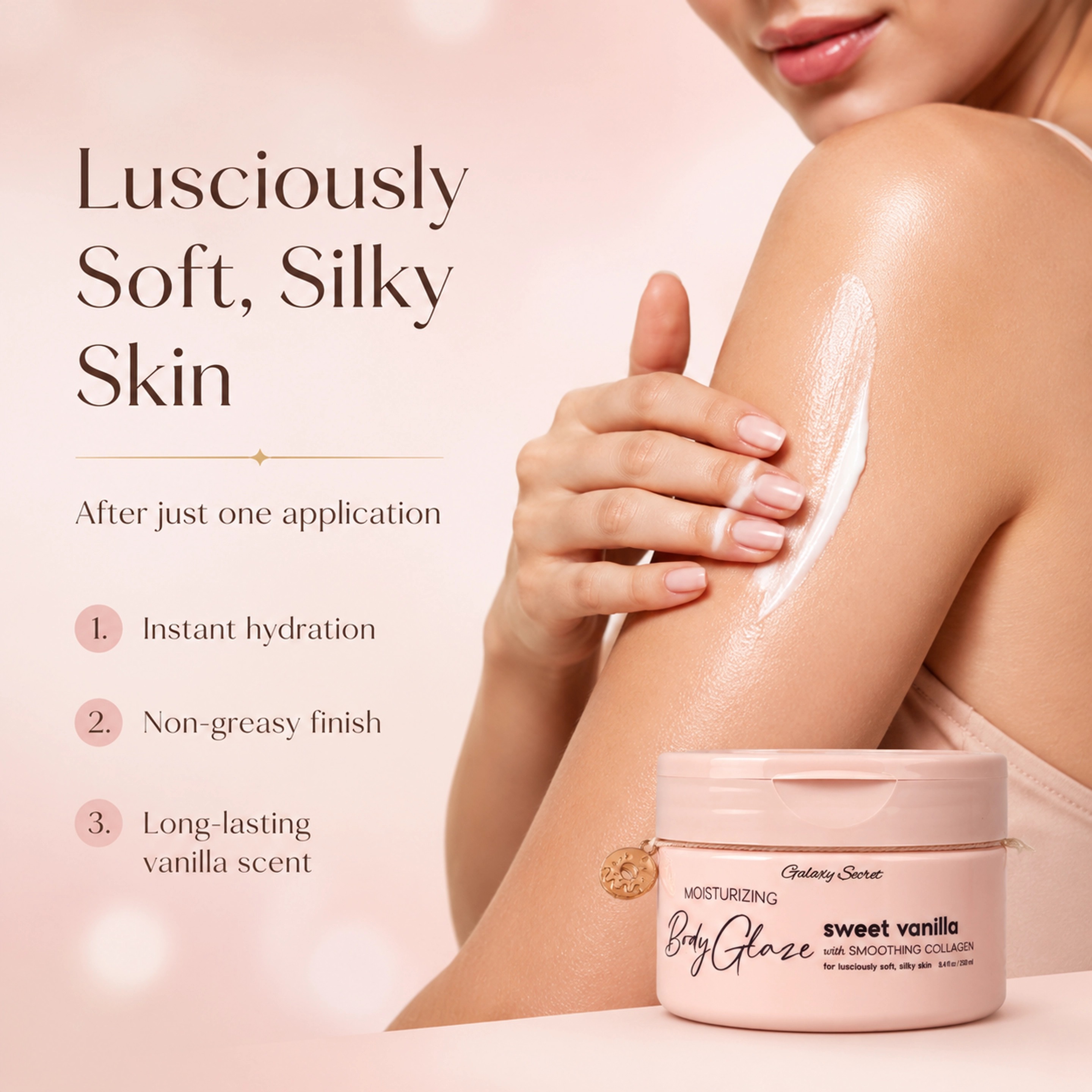 Hot Selling Body Moisturizer Cream With Collagen Shea Butter & Vanilla Deep Hydration For All Skin Type Moisturizing Body Cream