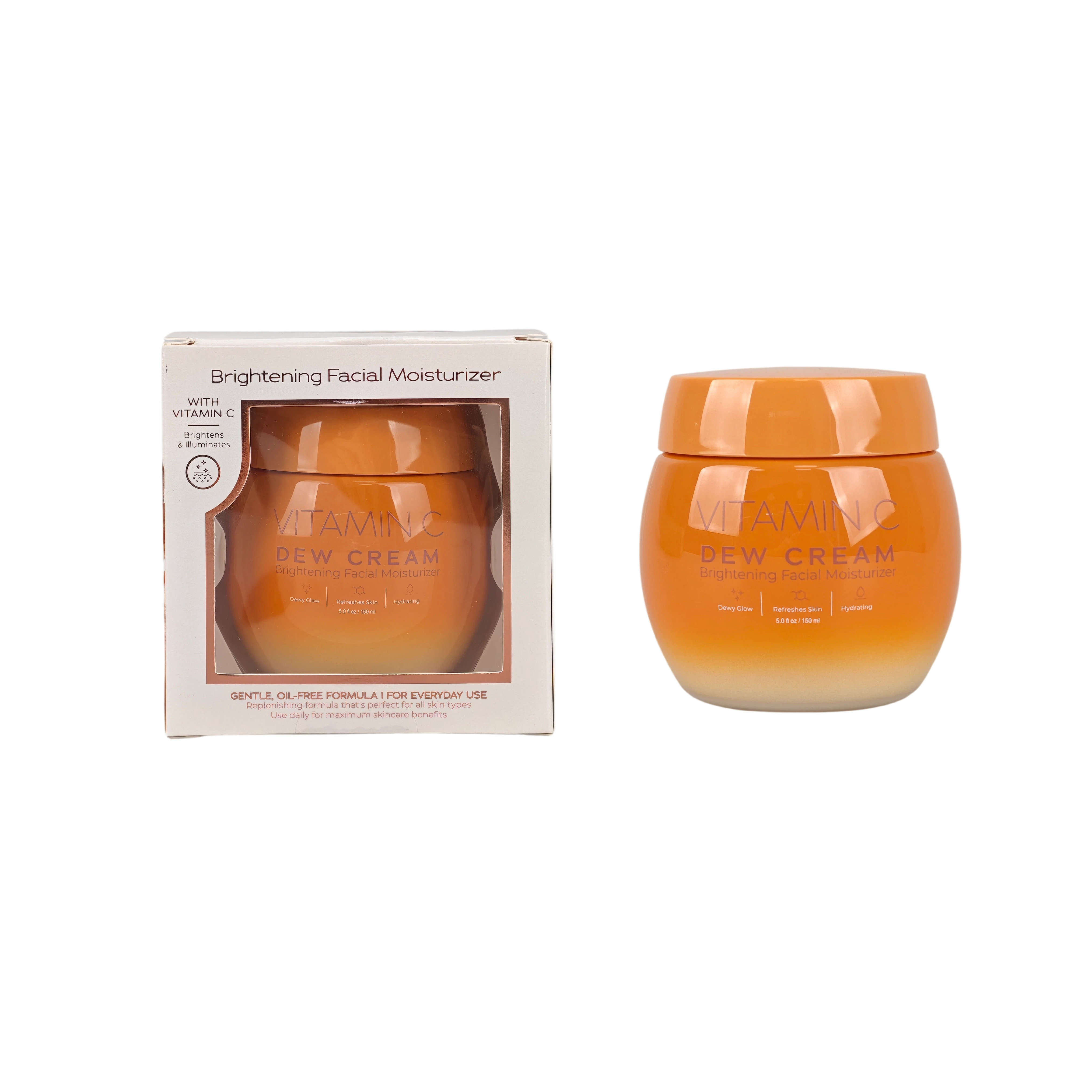 Odm/oem Hot Selling Vitamin C Brightening Facial Dew Cream Moisturizer For Day & Night All Skin Type Daily Face Moisturizer