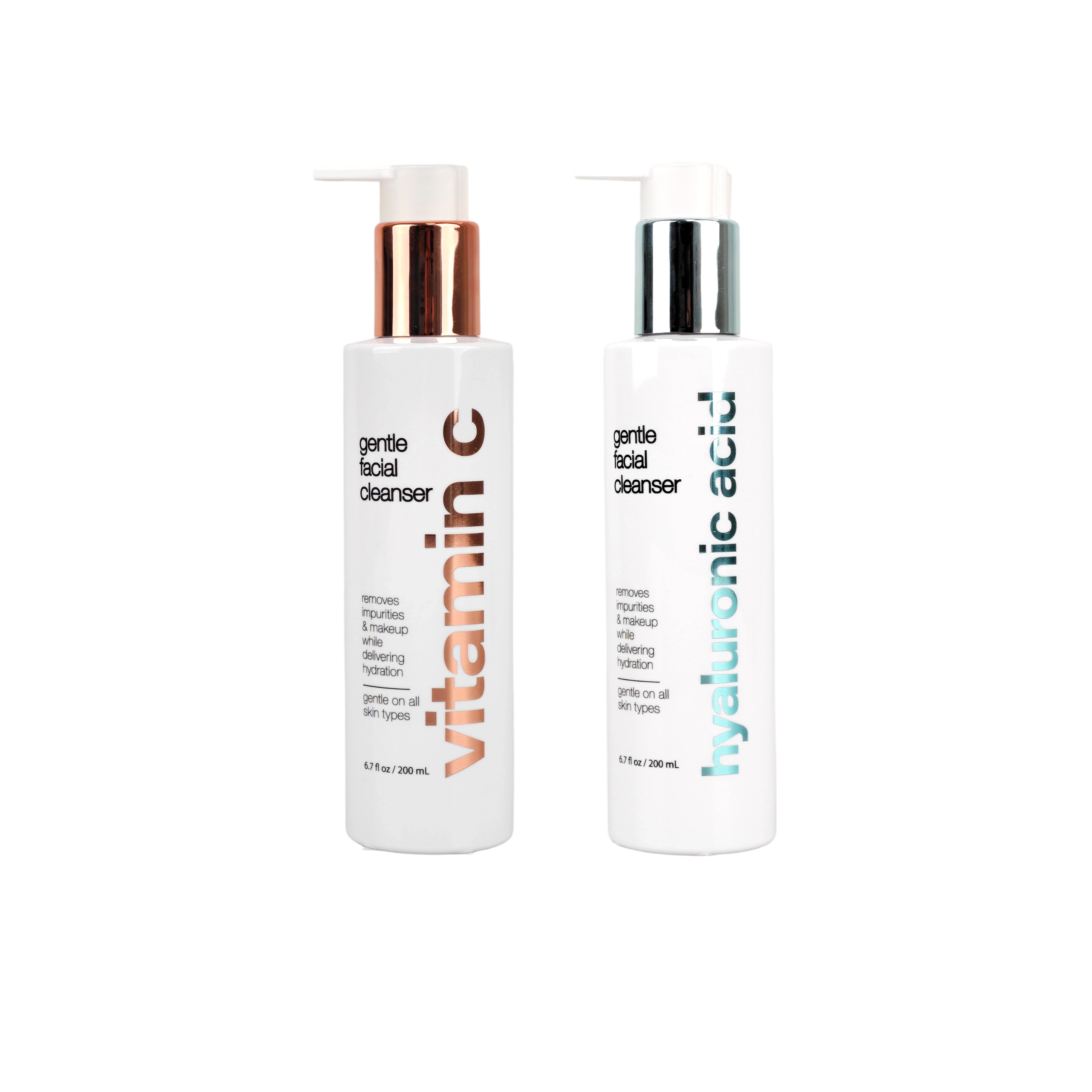 Prival Label Vitamin C & Ha Face Cleanser For Deep Cleaning Removes Impuristies & Makeup Gentle On All Skin Types Face Cleanser
