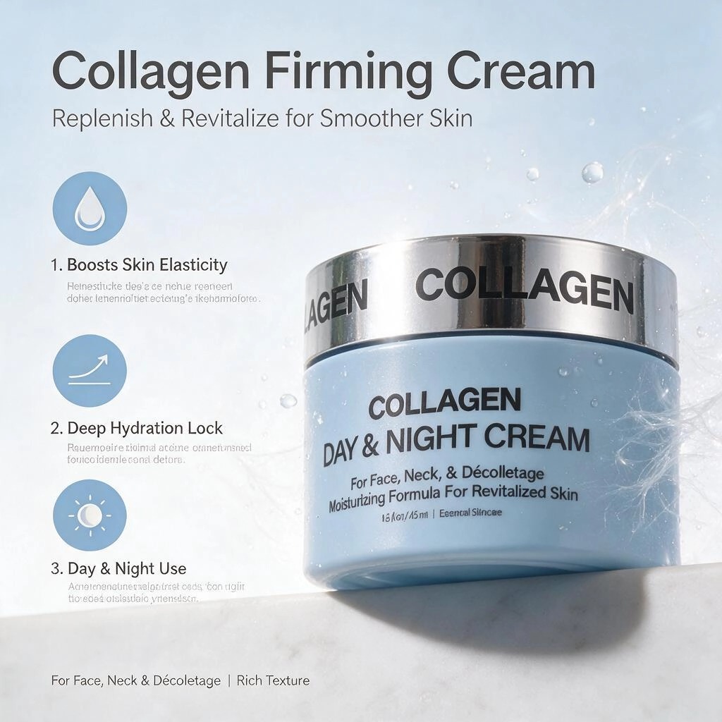 Prival Label Customizable Dual Glow Day & Night Cream Vitamin C Collagen For Deep Hydration & Boosts Skin Elasticity Face Cream