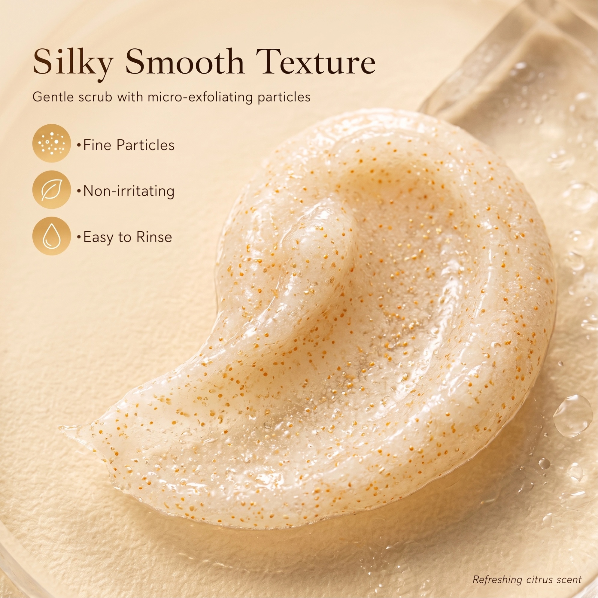 Private Label Deep Exfoliation Vitamin C Facial Scrub To Exfoliate Brighten Soften And Smooth Skin For All Skin Type Face Scrub