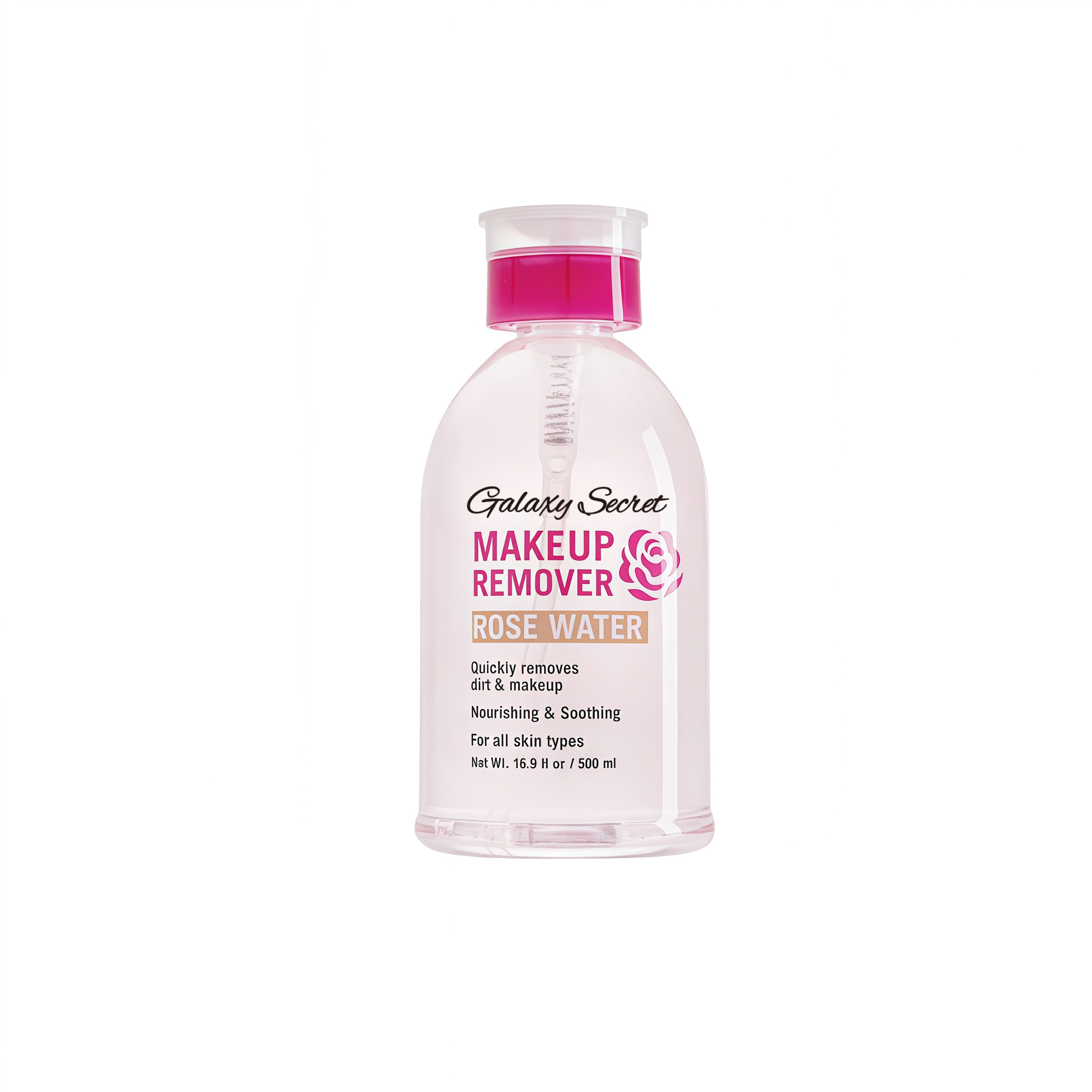 Micellar Water Makeup Remover 500ml Gentle Rose No Rinse Cleansing Water Private Label Facial Remover For All Skin Types