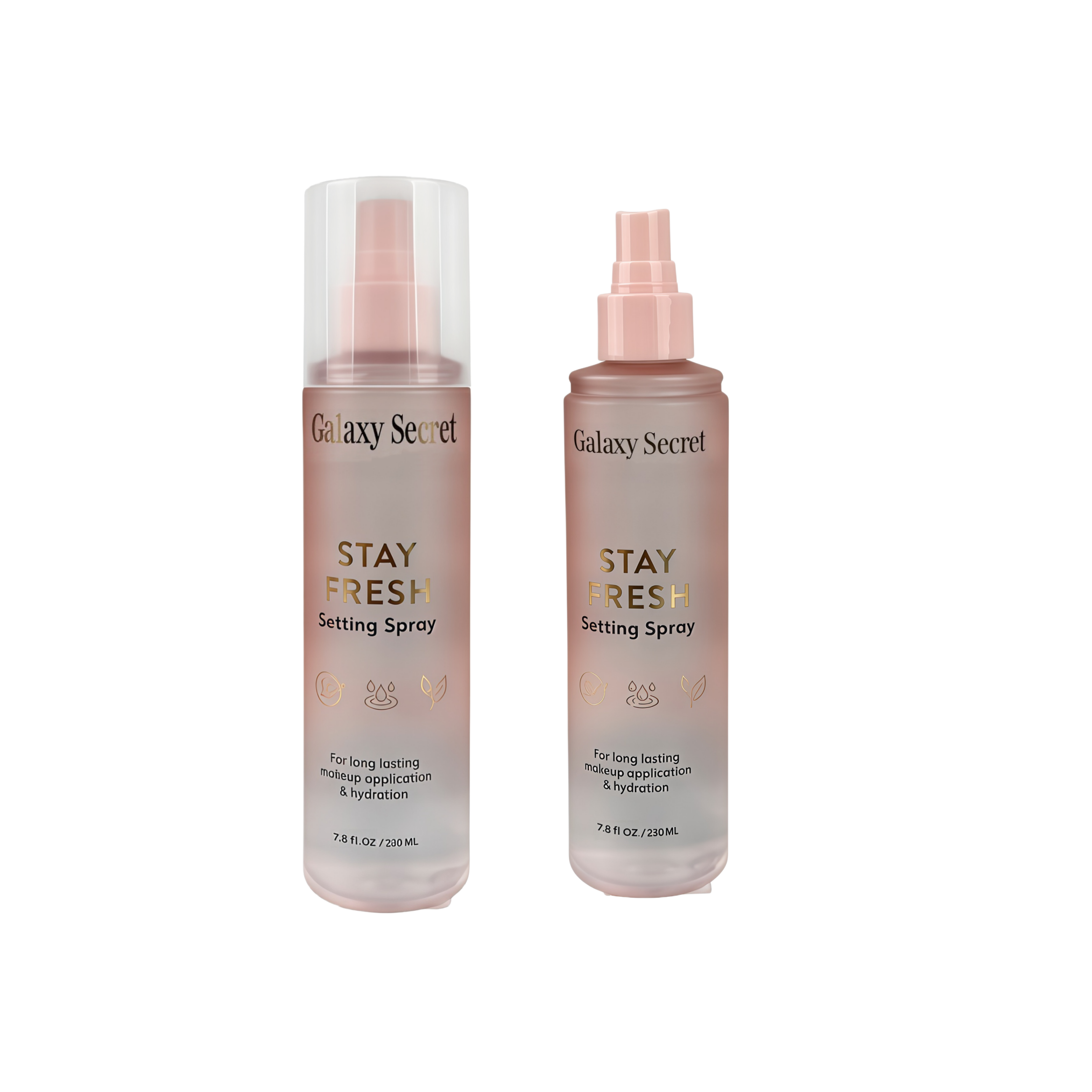 Private Label Hydrating Makeup Setting Spray 230ml Ultra Fine Mist Long Wear Face Fixing Spray Custom Logo