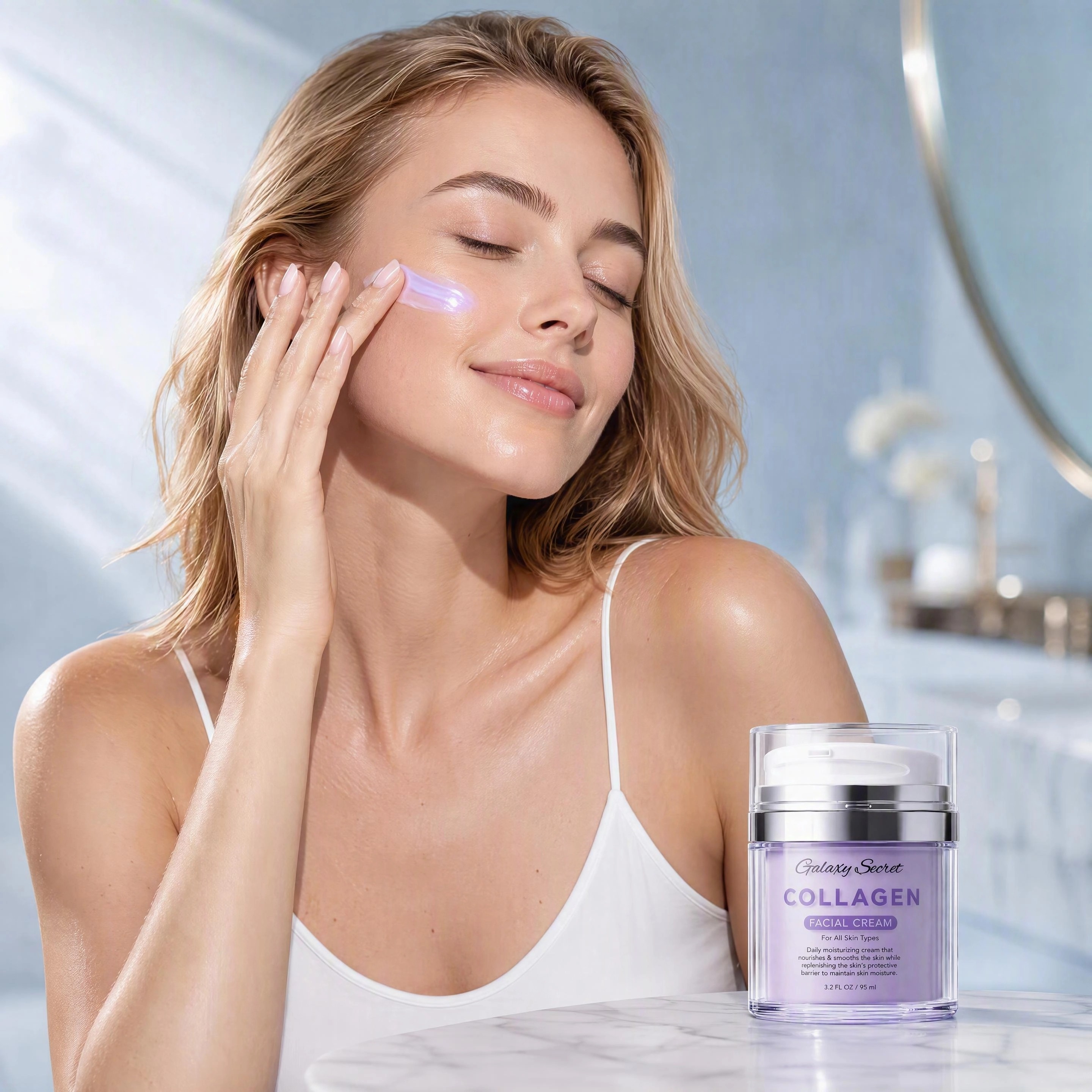 Oem/odm Hot Selling Private Label Facial Cream Collagen Vitamin C Hyaluronic Acid Moisturizer Whitening Anti-wrinkle Face Cream