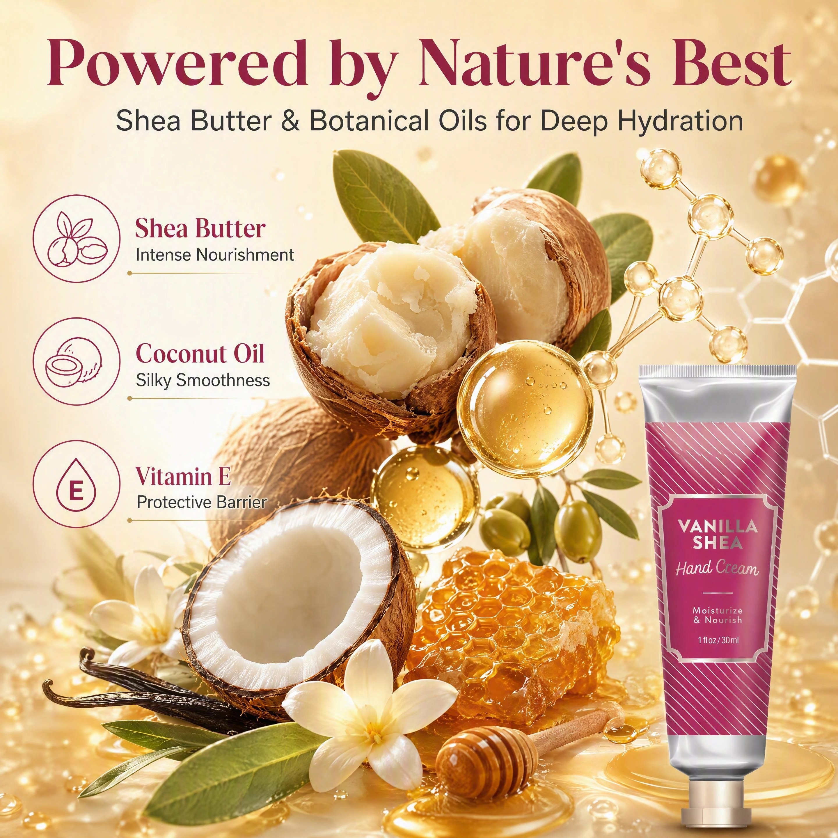 Oem/odm Hot Selling Moisturizing Nourishing Hand Cream Gift Set With Festive Tin Box For Dry Skin Soft Hands Hand Cream Lotion