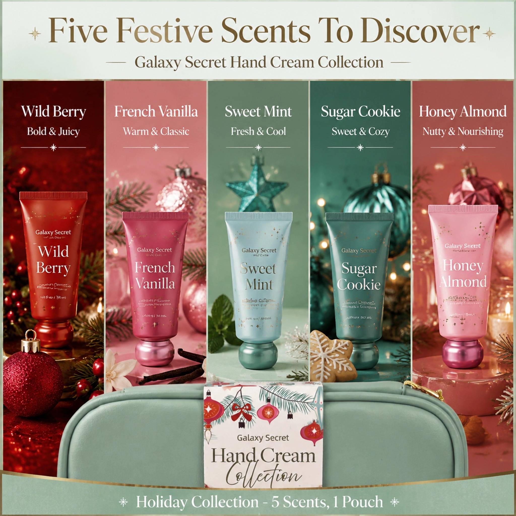 Oem Odm Vegan Nourishing Whitening Hand Cream Gift Set With Shea Butter Floral Packaging Moisturizing Formula For All Skin Types