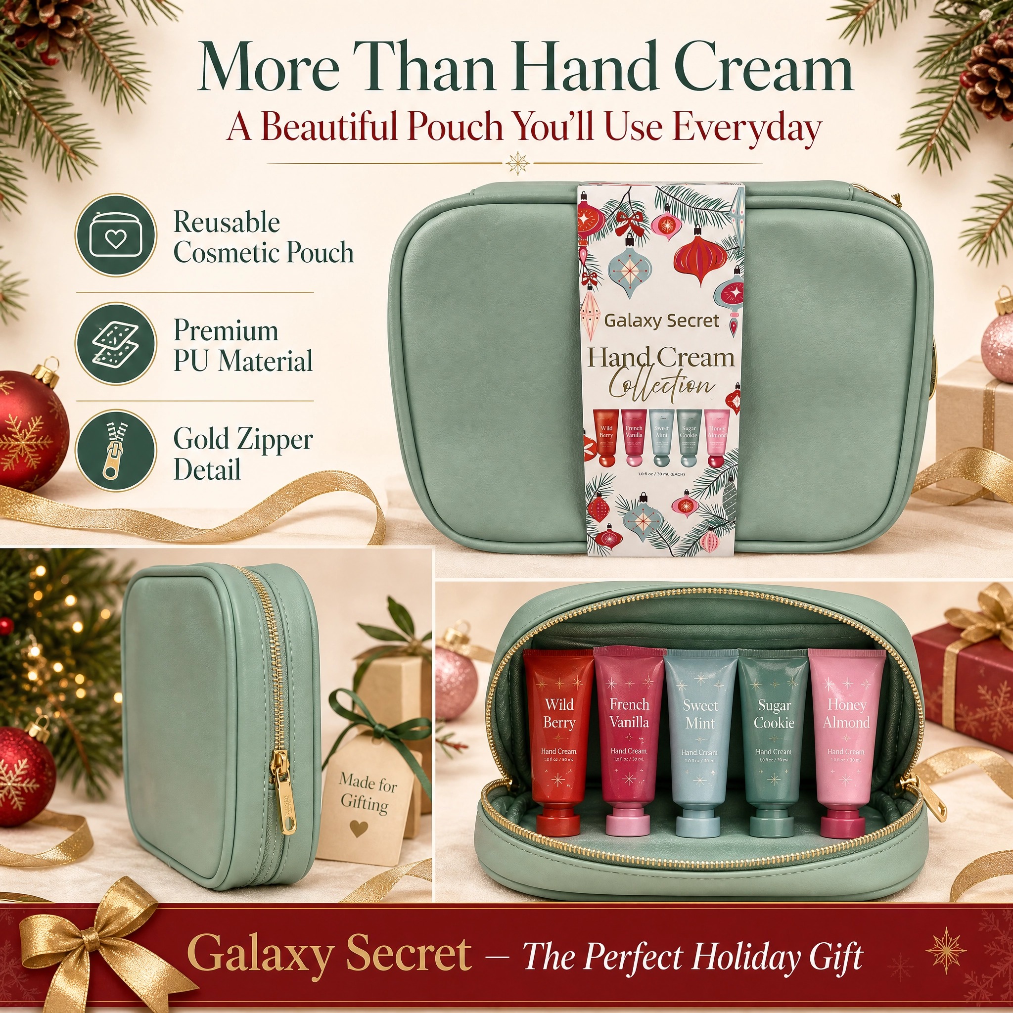 Oem Odm Vegan Nourishing Whitening Hand Cream Gift Set With Shea Butter Floral Packaging Moisturizing Formula For All Skin Types