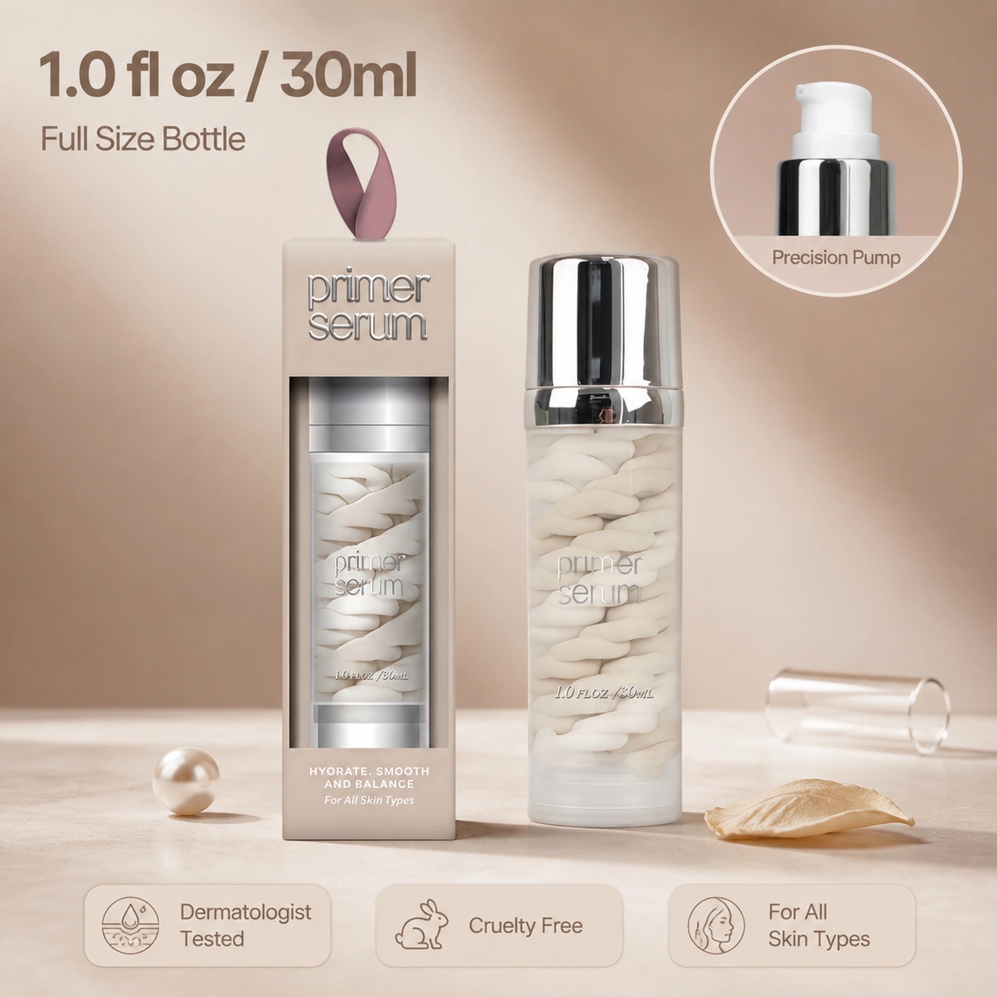 Twisted Gel Face Primer Serum 30ml Hydrating Balancing Makeup Base For All Skin Types Private Label Custom Logo Wholesale