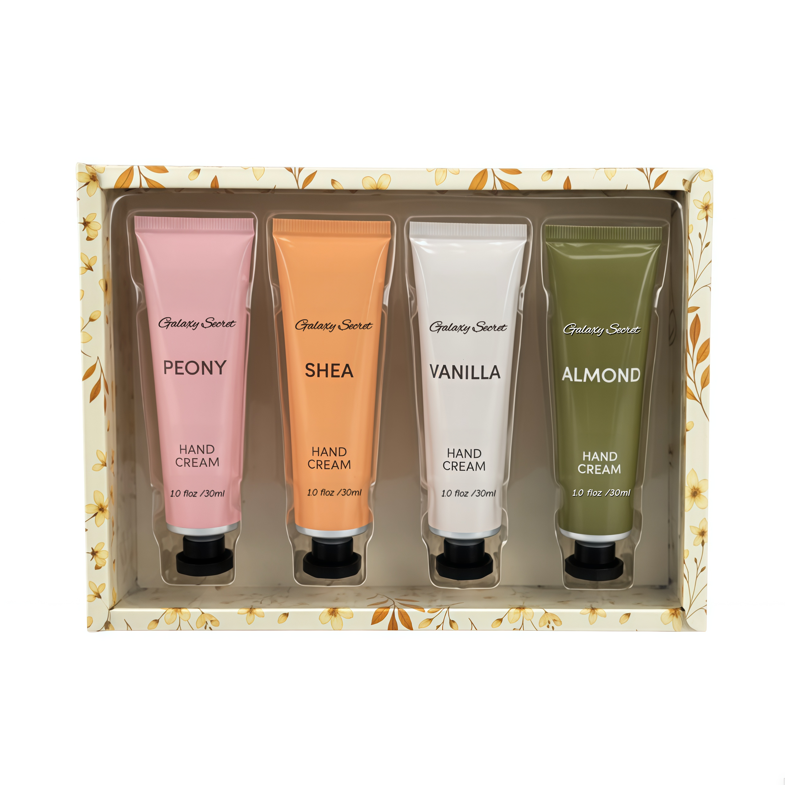 Floral Hand Cream Gift Set 30ml Peony Shea Vanilla Almond Moisturizing Smooth Hand Lotion Private Label Custom Logo Wholesale
