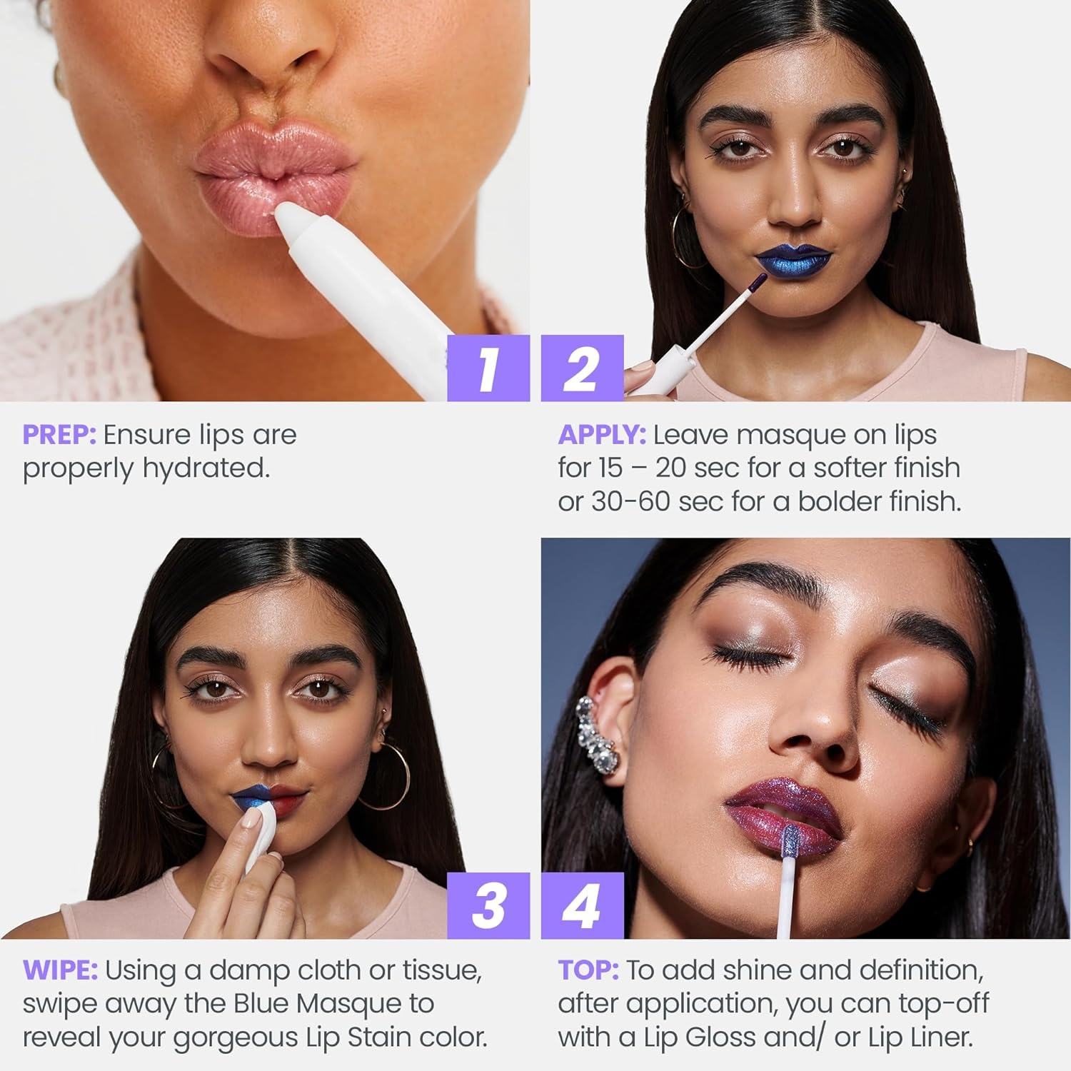 Galaxy Secret Wonder Blading Peel Reveal Liquid Lip Stain Kit Transfer Proof Long Lasting Waterproof Nude Matte Lip Makeup
