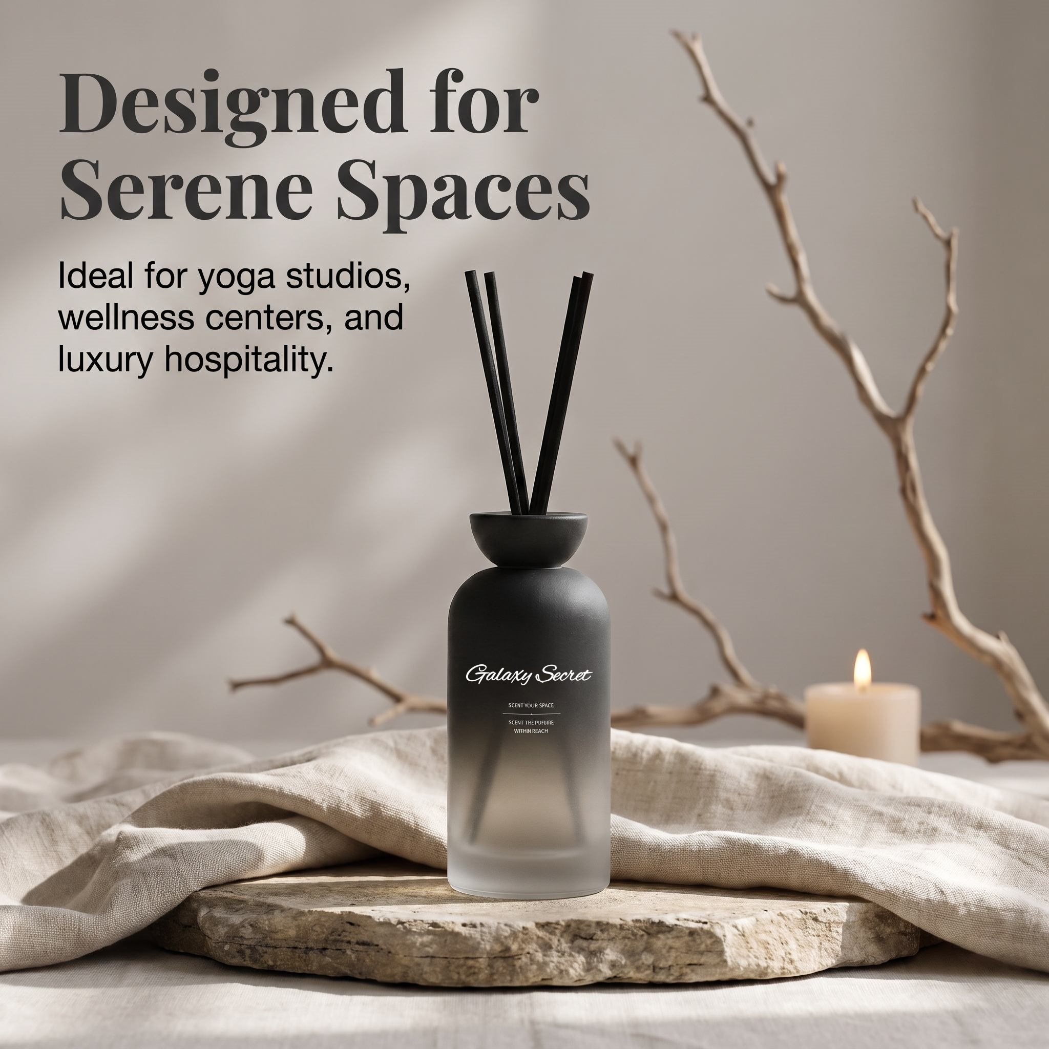 Galaxy Secret Luxury Home Fragrance Reed Diffuser Set Featuring An Exclusive Oil-based Formula For Long-lasting Scent Diffusion