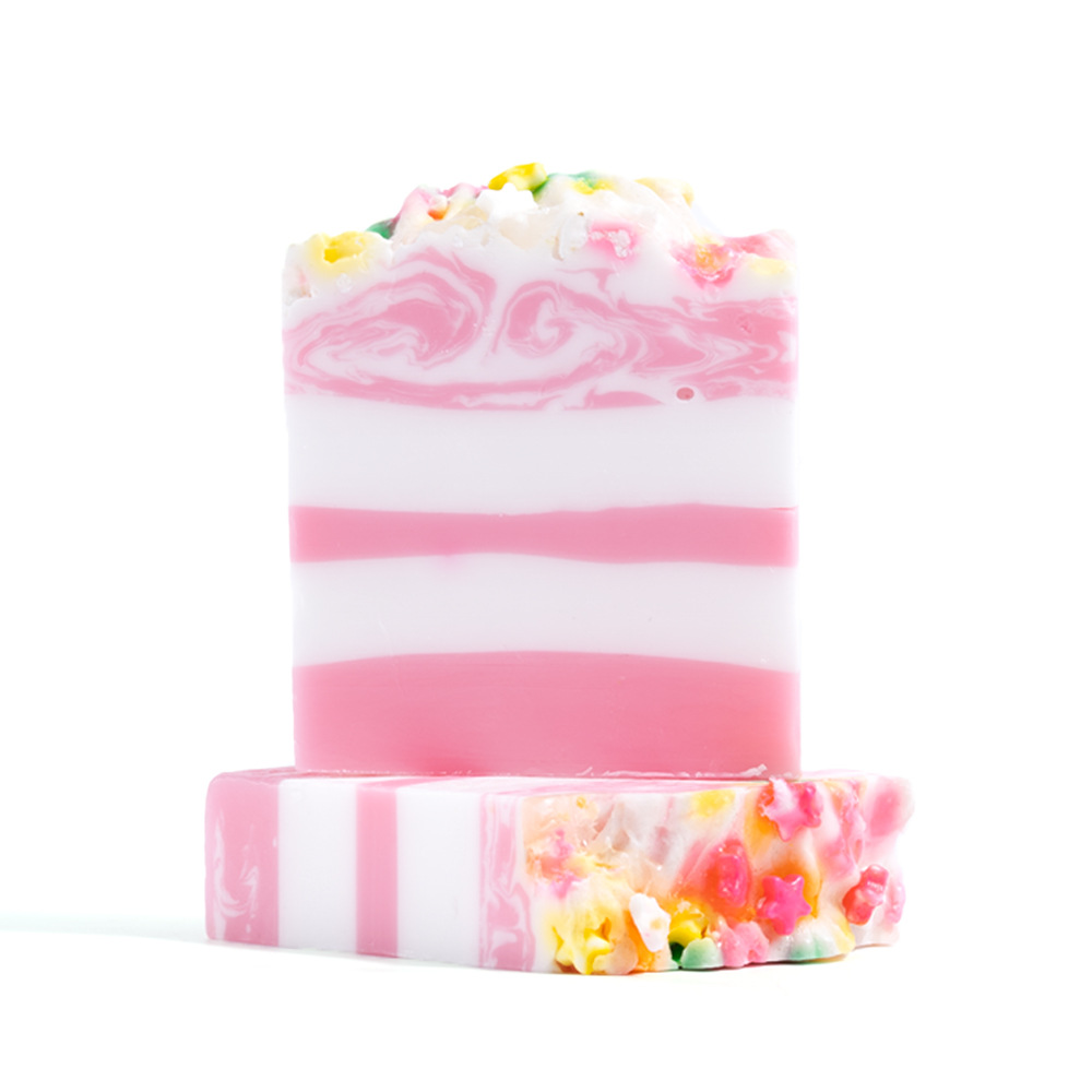 Galaxy Secret Packaging Pink Cake Shape Soap Bar Arket Organic Hotel Whitening Handmade Bath Toilet Soap