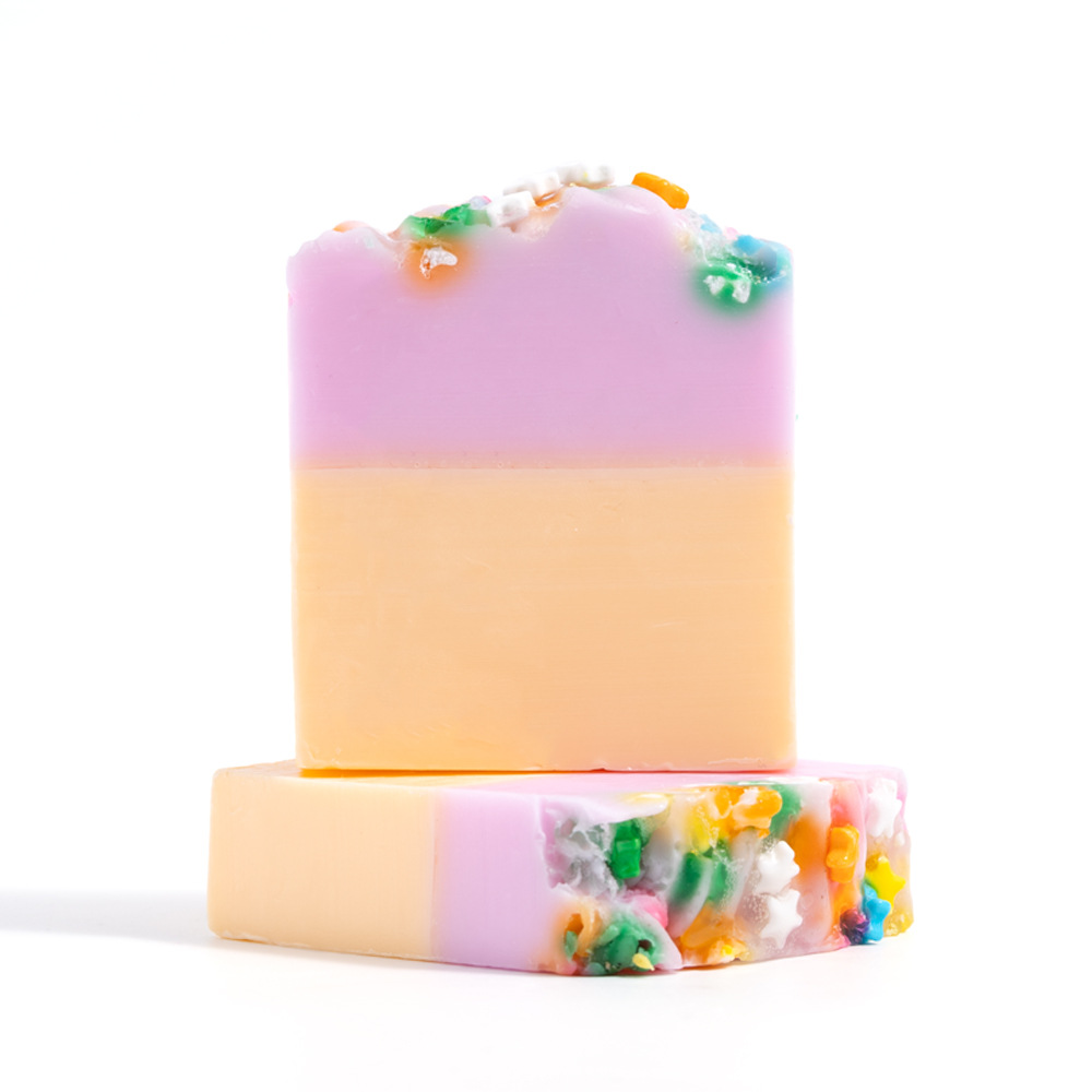 Galaxy Secret Packaging Pink Cake Shape Soap Bar Arket Organic Hotel Whitening Handmade Bath Toilet Soap