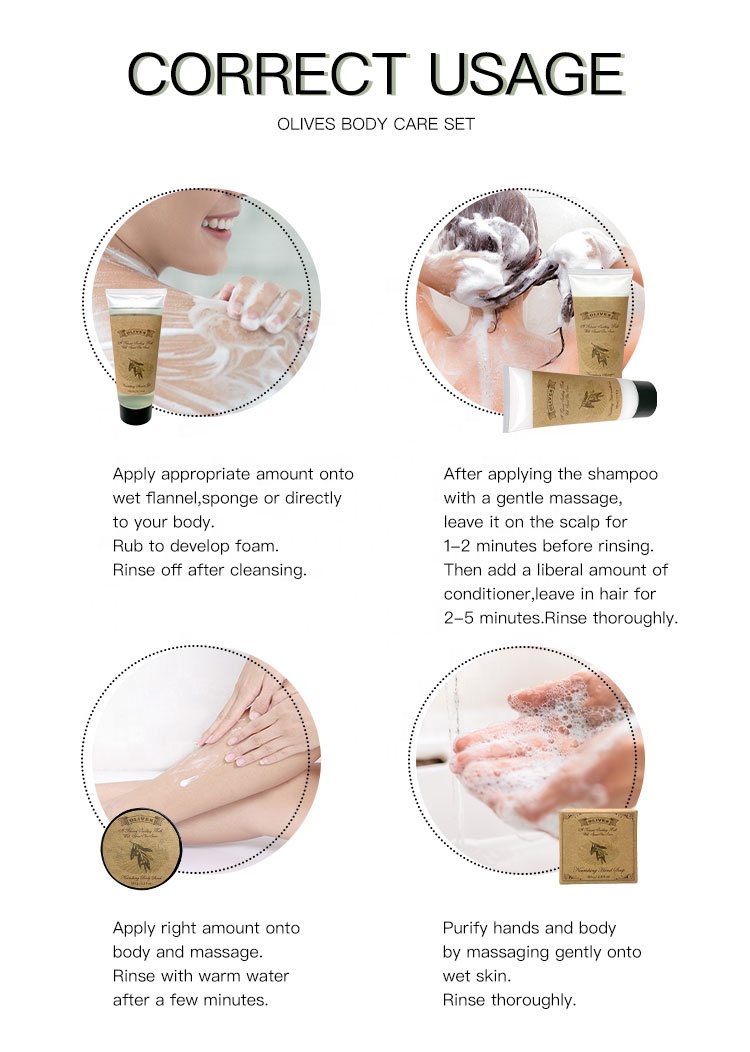Wholesale Hotel Moisturizing Bath Gift Set Eco Fresh Natural Body Lotion