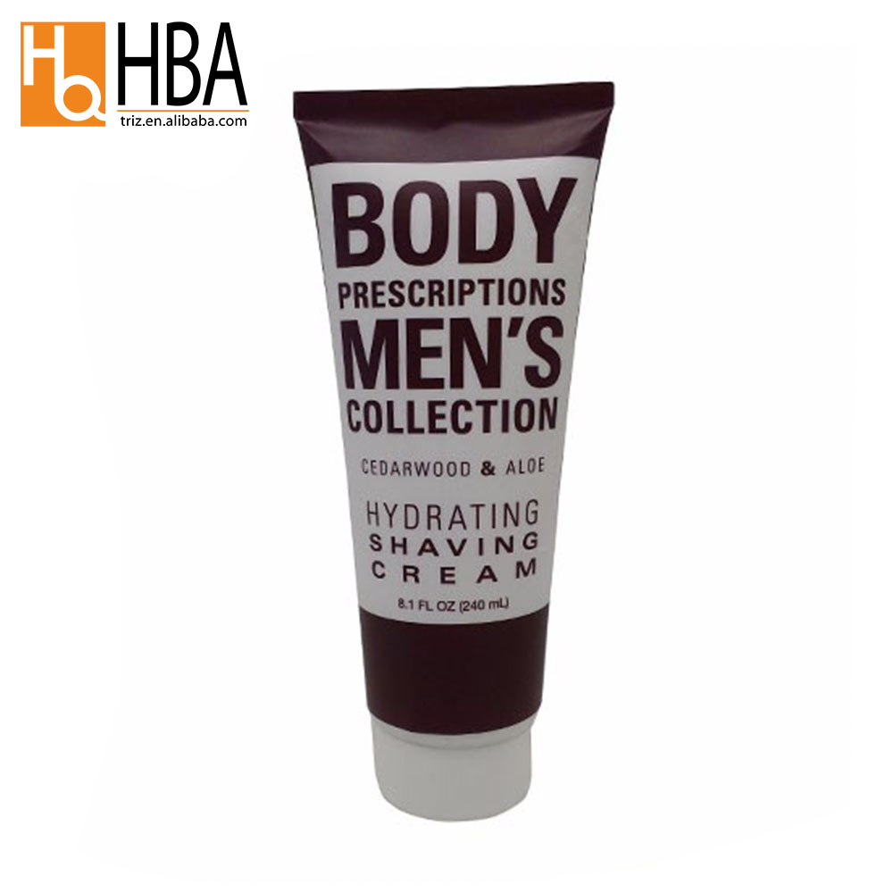 Private Label New Design 240ml Natural Mens Wholesale Shaving Creams