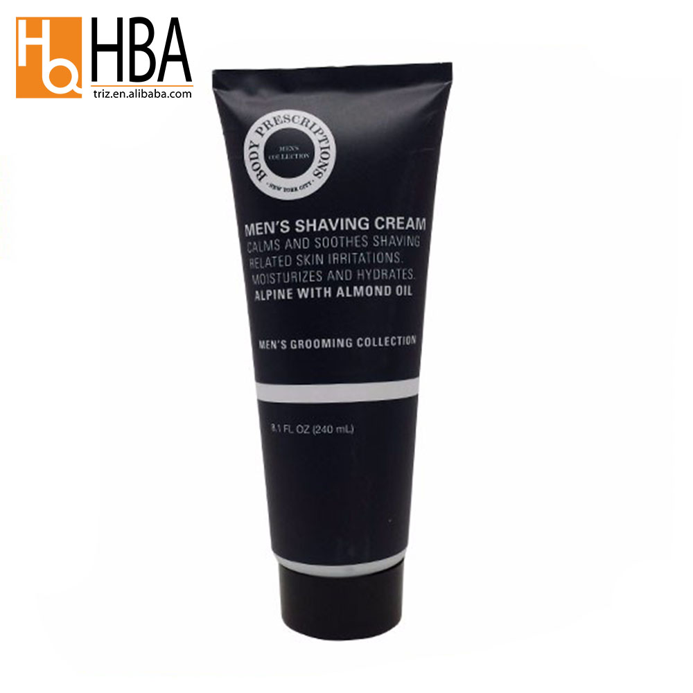 Private Label New Design 240ml Natural Mens Wholesale Shaving Creams