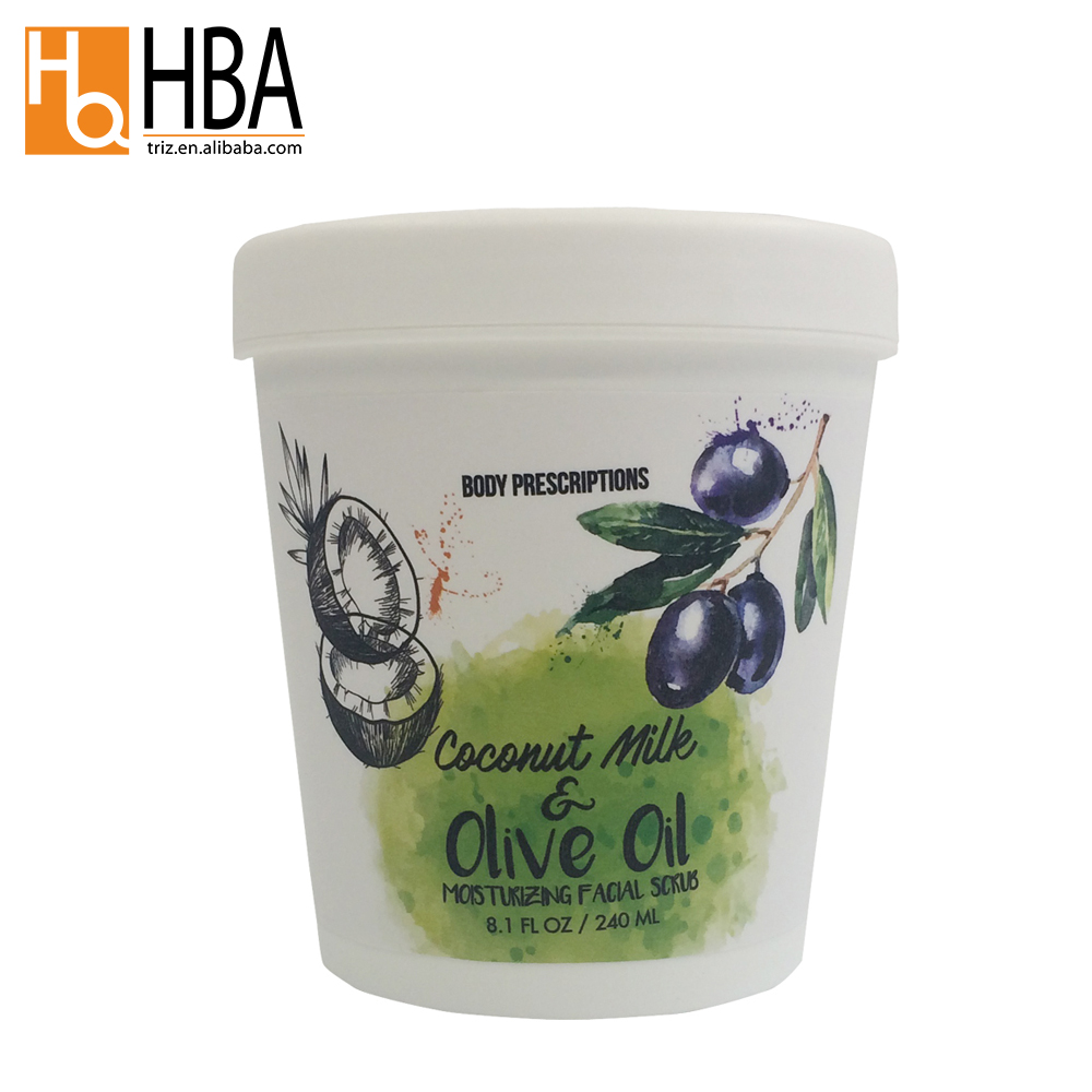 Small Beauty Cup Deep Cleaning Private Label Honey Facial Scrub
