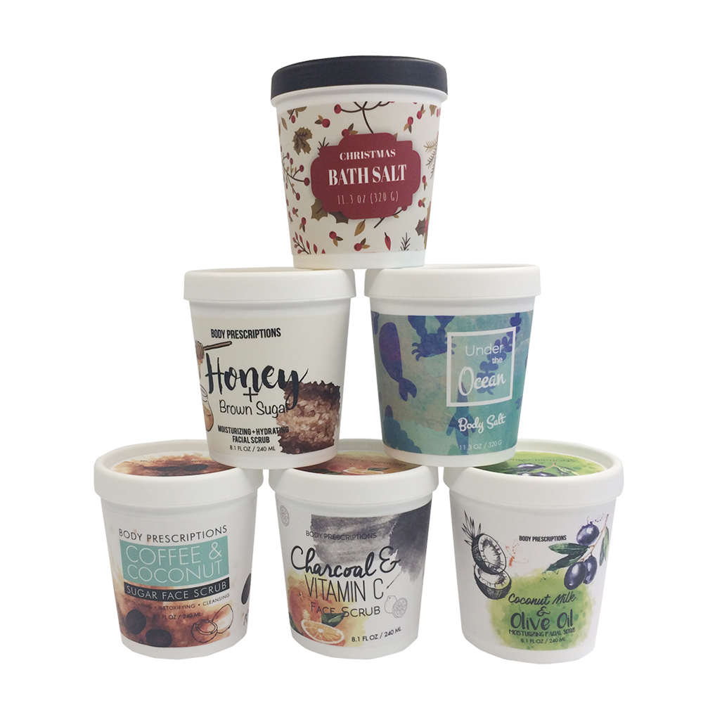 Oem Private Label Natural Organic Cleansing Scrub Gel Sugar Coffee And Coconut Face Body Scrub
