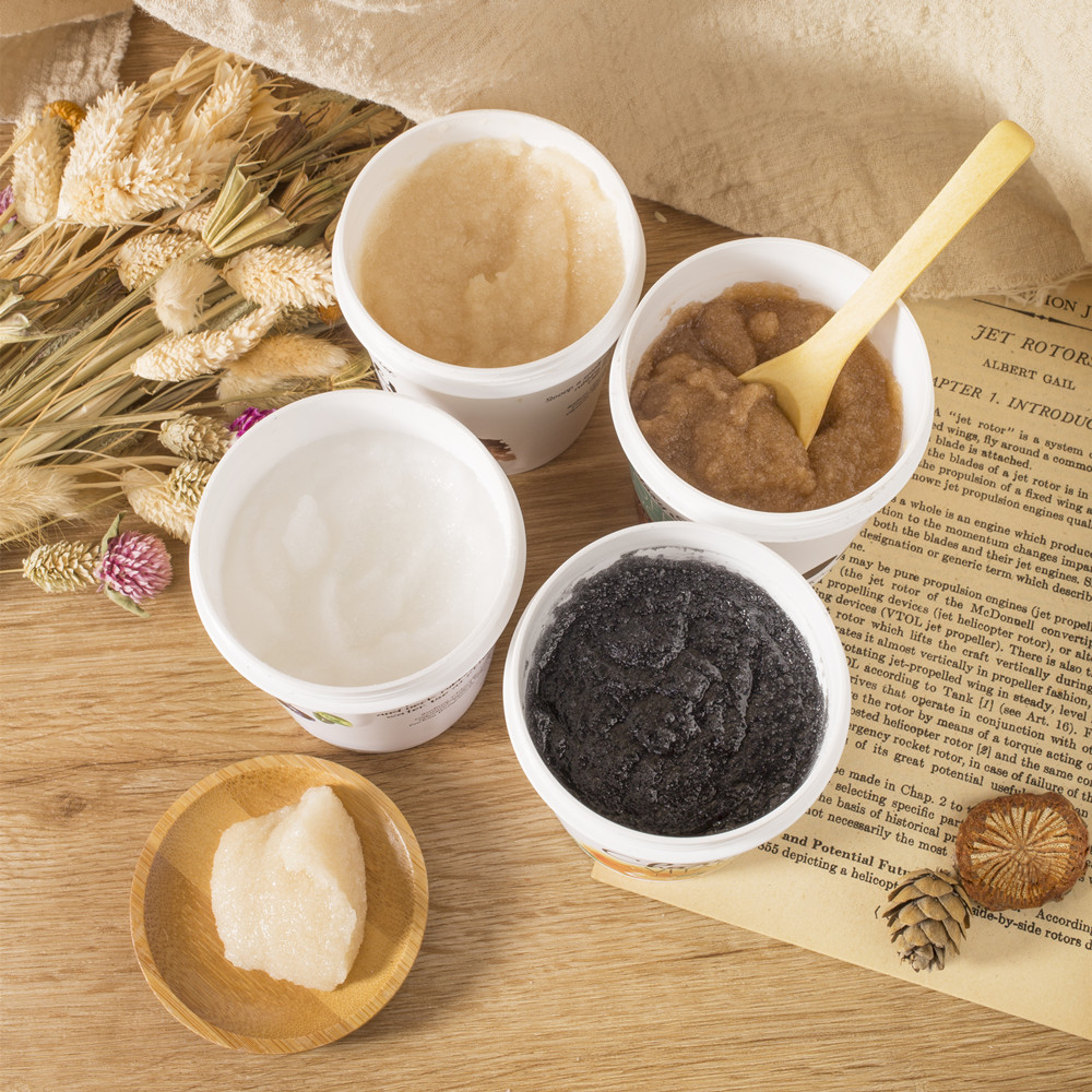 Oem Private Label Natural Organic Cleansing Scrub Gel Sugar Coffee And Coconut Face Body Scrub