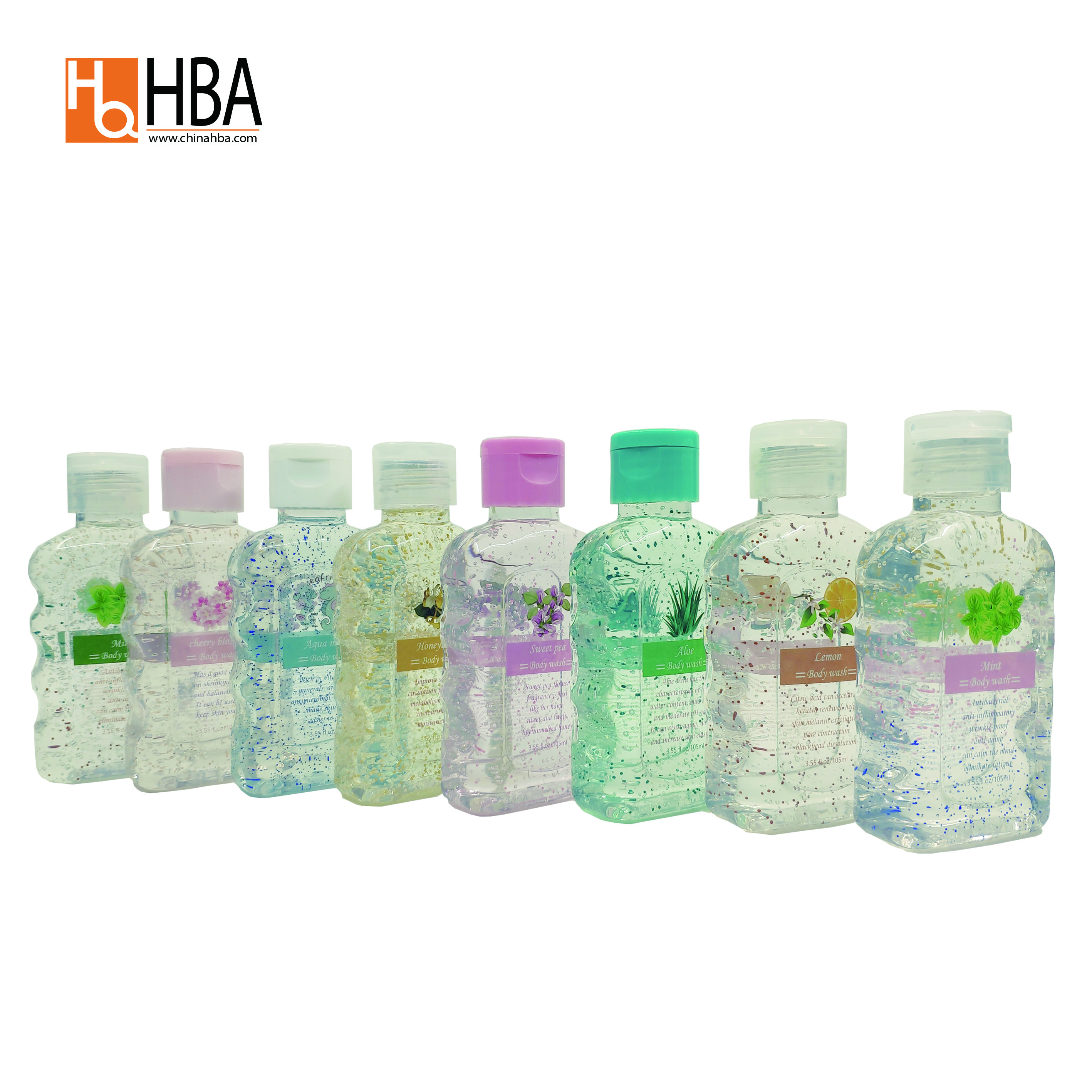 Triz Wholesale Travel Size Portable Multicolor Liquid Soap Mini Hotel Shower Gel Bulk Perfume Refreshing Chemical Body Wash